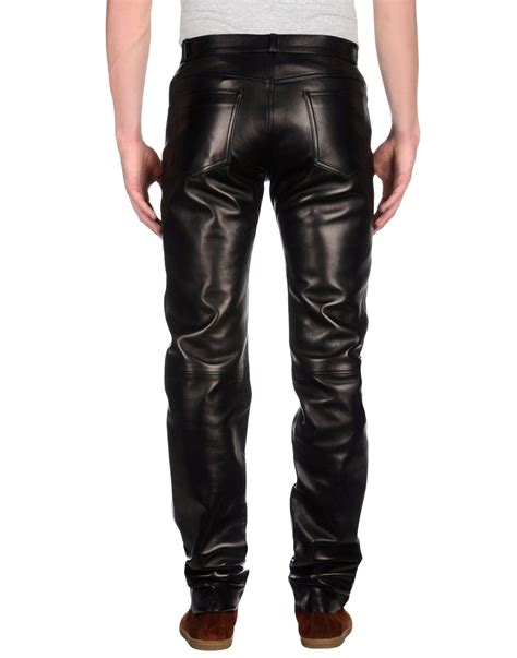 gucci men's leather pants.